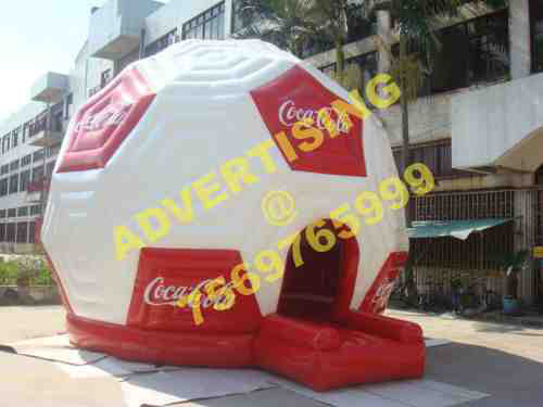 coca-cola inflatable dome tent